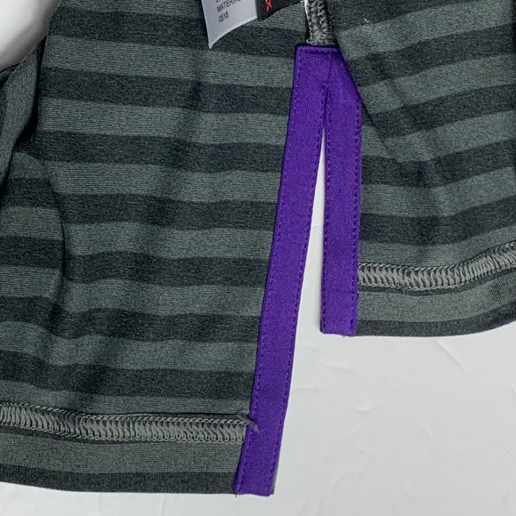 Ralph Lauren RLX Mens XXL Grey Black Striped Wicking Performance Golf Polo Shirt - Picture 7 of 11